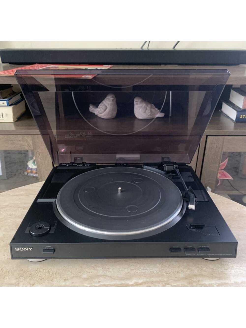 Sony PS-LX250H Stereo Full Automatic Turntable System Record Player Tested Works